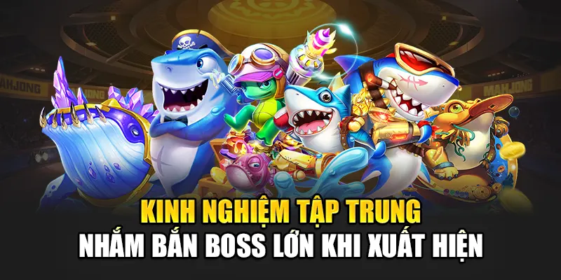 Kinh nghiệm tập trung nhắm bắn boss lớn khi xuất hiện