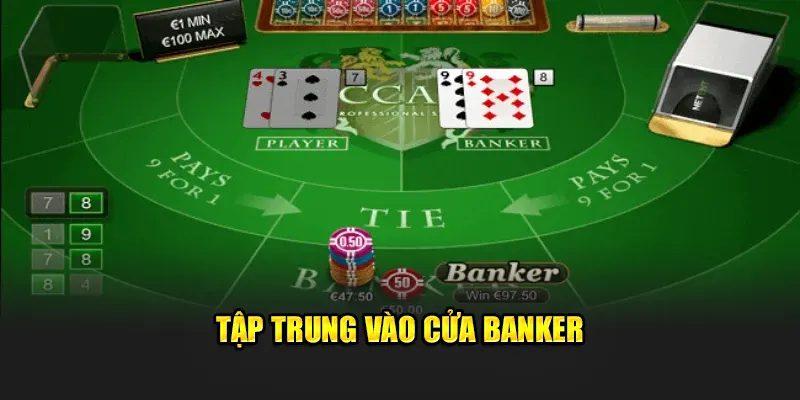 Tập trung vào cửa Banker